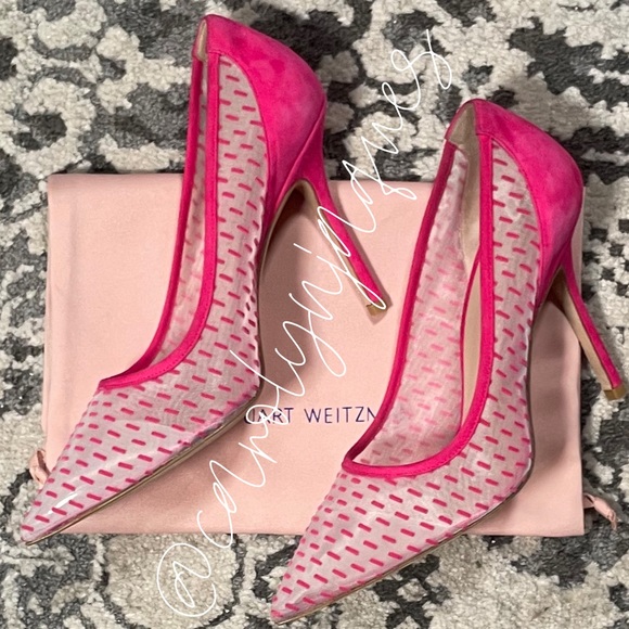 Stuart Weitzman Tasha Pointed Toe Pumps - Picture 4 of 10